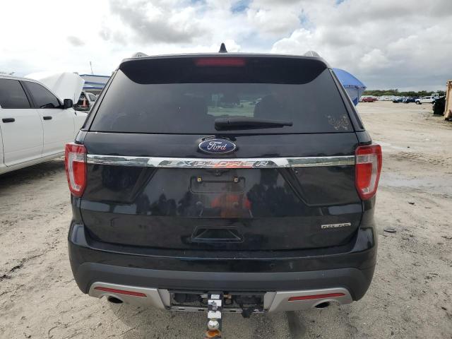 1FM5K7D85GGC11152 - 2016 FORD EXPLORER XLT BLACK photo 6
