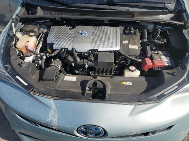 JTDKBRFU0J3062533 - 2018 TOYOTA PRIUS 青绿色 照片 12