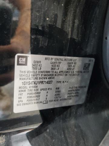 1GYS4TKJ1FR714027 - 2015 CADILLAC ESCALADE ESV PREMIUM BLACK photo 13