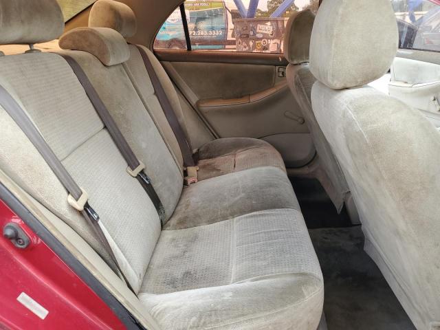1NXBR32E75Z521267 - 2005 TOYOTA COROLLA CE RED photo 10