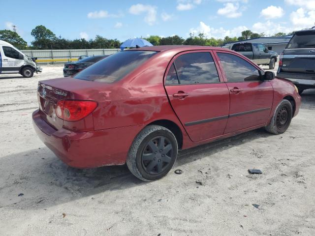 1NXBR32E75Z521267 - 2005 TOYOTA COROLLA CE RED photo 3