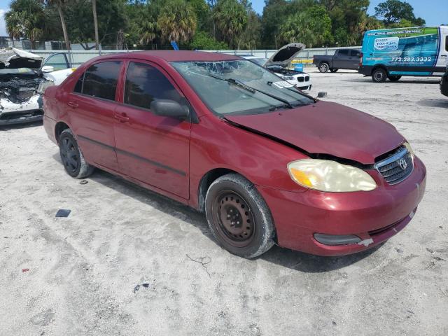 1NXBR32E75Z521267 - 2005 TOYOTA COROLLA CE RED photo 4