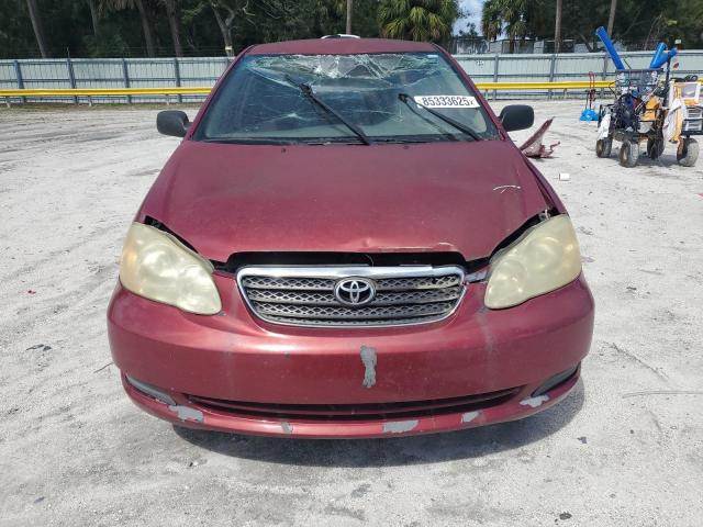 1NXBR32E75Z521267 - 2005 TOYOTA COROLLA CE RED photo 5
