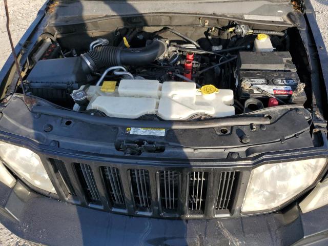 1J8GN28K99W552598 - 2009 JEEP LIBERTY SPORT შავი ფოტო 12