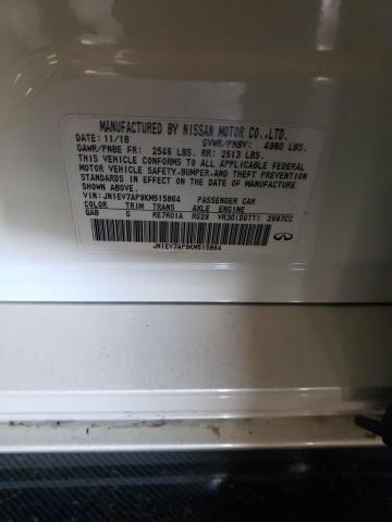 JN1EV7AP9KM515864 - 2019 INFINITI Q50 LUXE WHITE photo 12