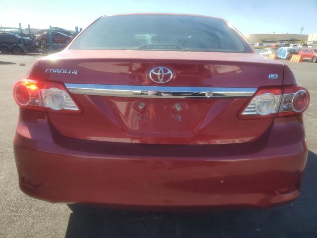 5YFBU4EE8CP041169 - 2012 TOYOTA COROLLA BASE RED photo 6