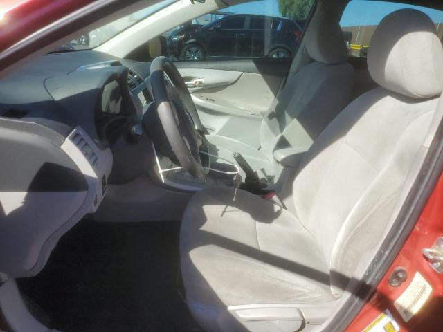 5YFBU4EE8CP041169 - 2012 TOYOTA COROLLA BASE RED photo 7