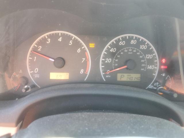 5YFBU4EE8CP041169 - 2012 TOYOTA COROLLA BASE RED photo 9