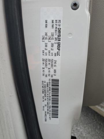 2C4RC1CG0DR734078 - 2013 CHRYSLER TOWN & COU TOURING L WHITE photo 14