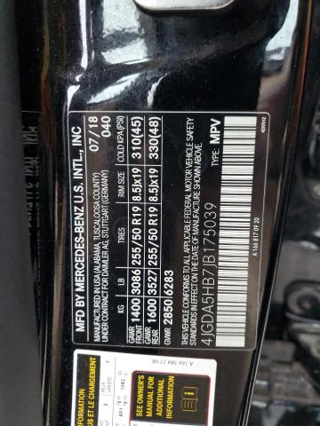 4JGDA5HB7JB175039 - 2018 MERCEDES-BENZ GLE 350 4MATIC BLACK photo 13