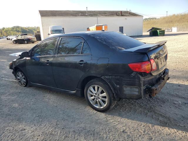 2T1BU4EE2AC319299 - 2010 TOYOTA COROLLA BASE Schwarz Foto 2
