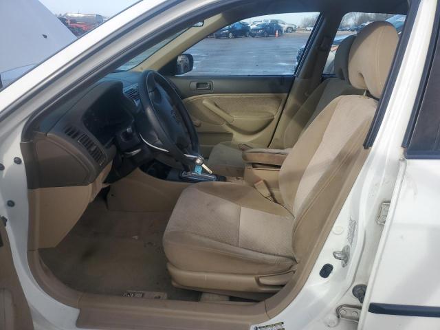 1HGES163X5L012901 - 2005 HONDA CIVIC DX VP Սպիտակ լուսանկար 7