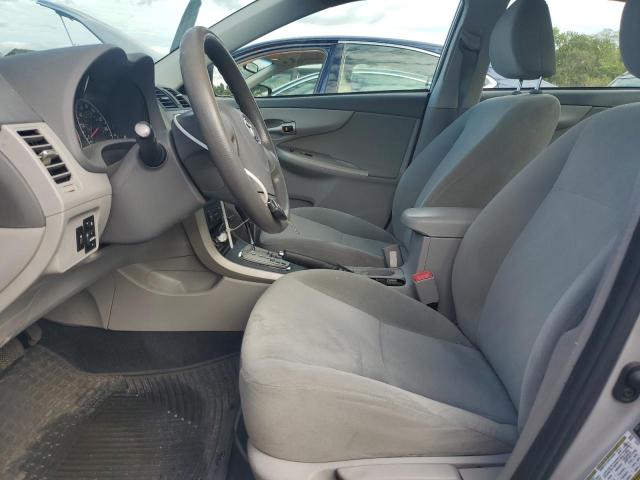 2T1BU4EE2AC243793 - 2010 TOYOTA COROLLA BASE SILVER photo 7