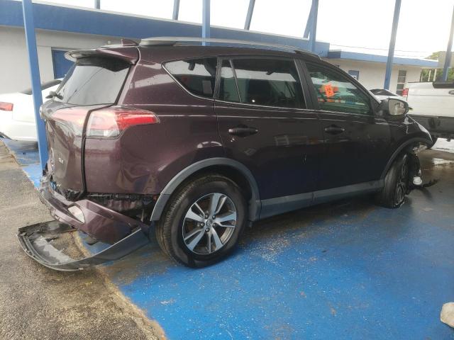 2T3WFREV7HW319114 - 2017 TOYOTA RAV4 XLE Bənövşəyi foto 3