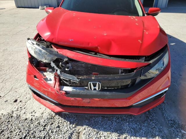 2HGFC2F60KH552090 - 2019 HONDA CIVIC LX RED photo 11