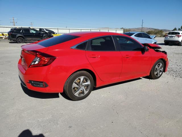 2HGFC2F60KH552090 - 2019 HONDA CIVIC LX RED photo 3