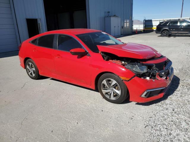 2HGFC2F60KH552090 - 2019 HONDA CIVIC LX RED photo 4