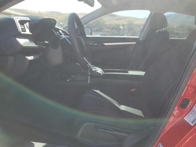 2HGFC2F60KH552090 - 2019 HONDA CIVIC LX RED photo 7
