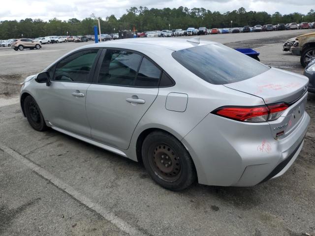 5YFDPMAE1MP187498 - 2021 TOYOTA COROLLA L SILVER photo 2