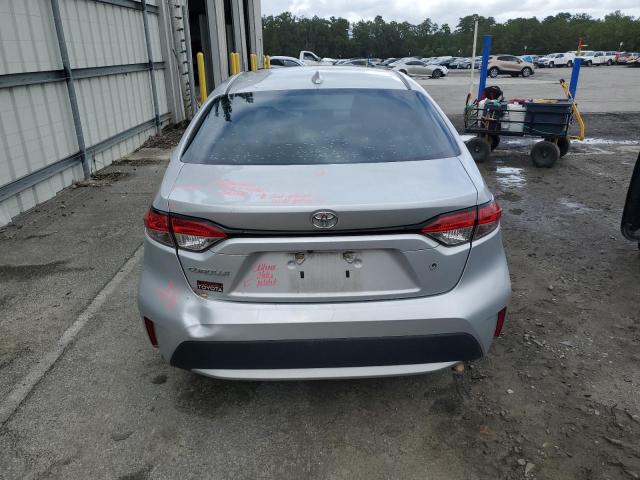 5YFDPMAE1MP187498 - 2021 TOYOTA COROLLA L SILVER photo 6