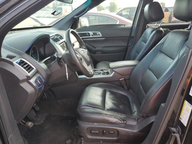 1FM5K8D86FGC32550 - 2015 FORD EXPLORER XLT შავი ფოტო 7