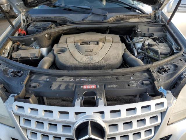 4JGBB8GB3BA673236 - 2011 MERCEDES-BENZ ML 350 4MATIC SILVER photo 12