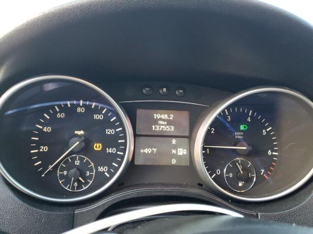 4JGBB8GB3BA673236 - 2011 MERCEDES-BENZ ML 350 4MATIC SILVER photo 9