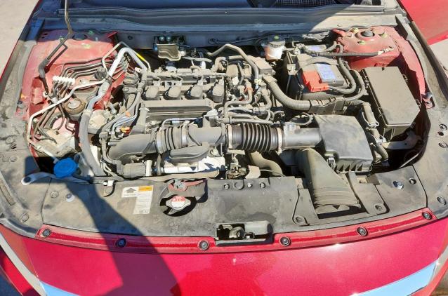 1HGCV1F51MA061432 - 2021 HONDA ACCORD EXL RED photo 11
