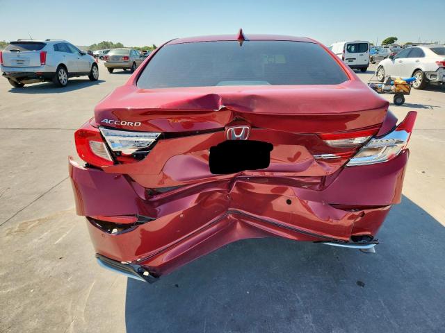 1HGCV1F51MA061432 - 2021 HONDA ACCORD EXL RED photo 6
