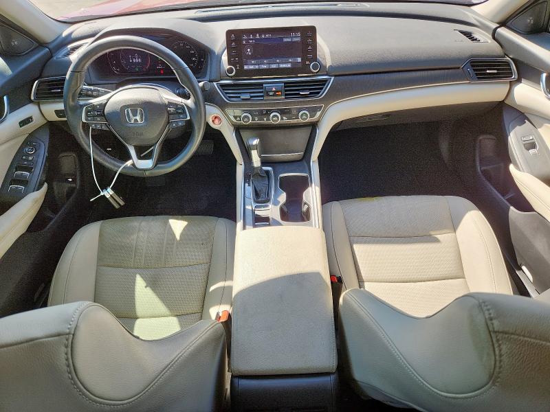 1HGCV1F51MA061432 - 2021 HONDA ACCORD EXL RED photo 8