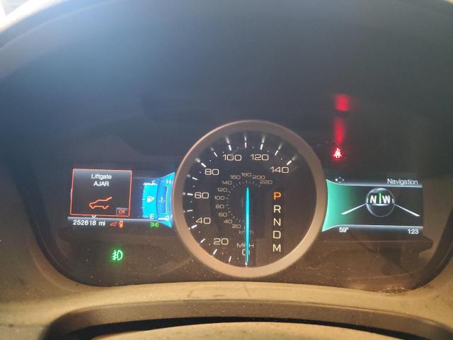 1FM5K8F81FGB38198 - 2015 FORD EXPLORER LIMITED RED photo 9