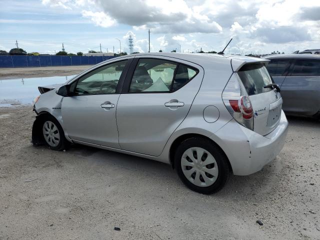 JTDKDTB3XE1569140 - 2014 TOYOTA PRIUS C SILVER photo 2