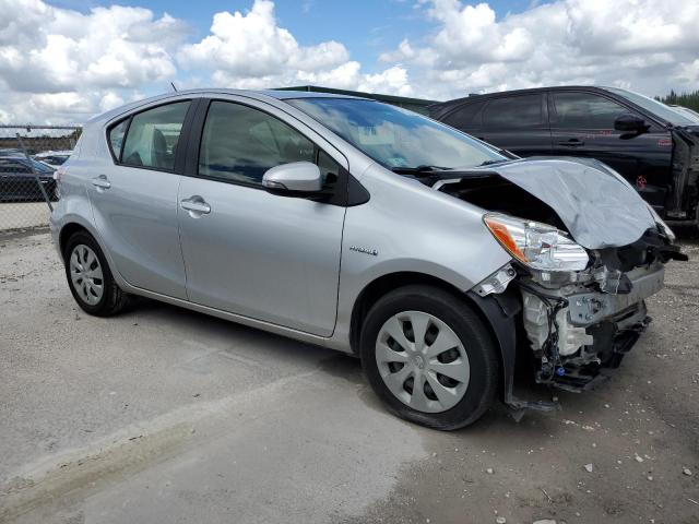 JTDKDTB3XE1569140 - 2014 TOYOTA PRIUS C SILVER photo 4
