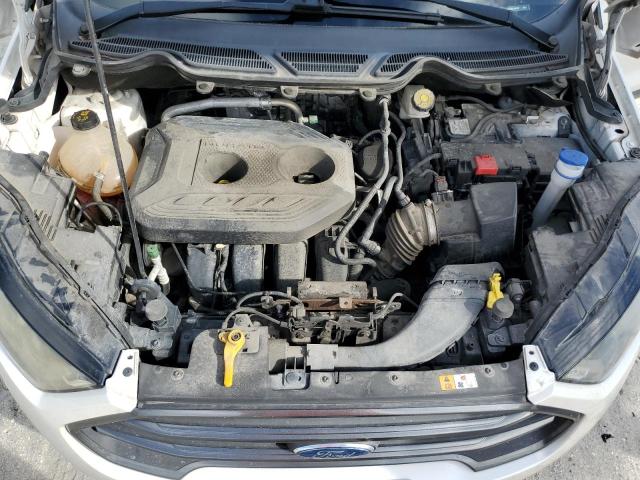 MAJ6P1CL6JC194752 - 2018 FORD ECOSPORT SES WHITE photo 12