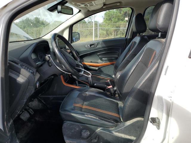 MAJ6P1CL6JC194752 - 2018 FORD ECOSPORT SES WHITE photo 7