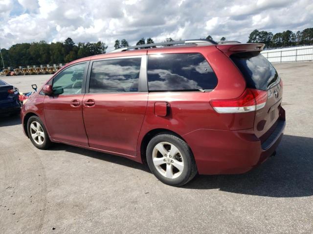5TDKK3DC8BS118287 - 2011 TOYOTA SIENNA LE 勃艮第红 照片 2
