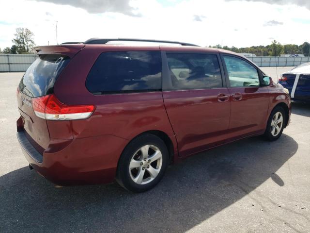 5TDKK3DC8BS118287 - 2011 TOYOTA SIENNA LE 勃艮第红 照片 3