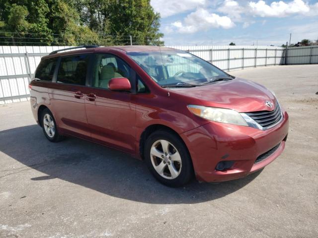 5TDKK3DC8BS118287 - 2011 TOYOTA SIENNA LE 勃艮第红 照片 4
