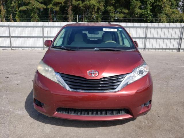 5TDKK3DC8BS118287 - 2011 TOYOTA SIENNA LE 勃艮第红 照片 5