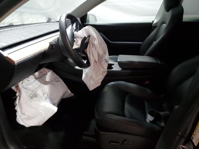 5YJYGDEF3MF197336 - 2021 TESLA MODEL Y GRAY photo 7