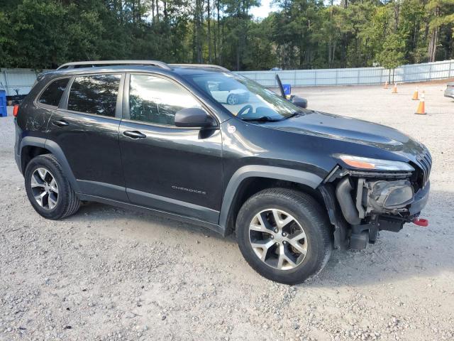 1C4PJMBS3FW786724 - 2015 JEEP CHEROKEE TRAILHAWK BLACK photo 4