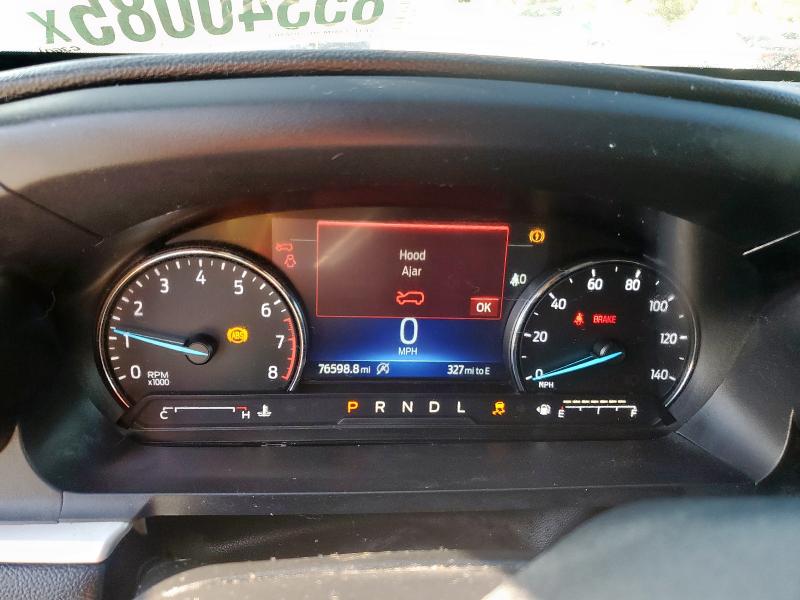 1FMSK7DH9MGB70121 - 2021 FORD EXPLORER XLT GRAY photo 9