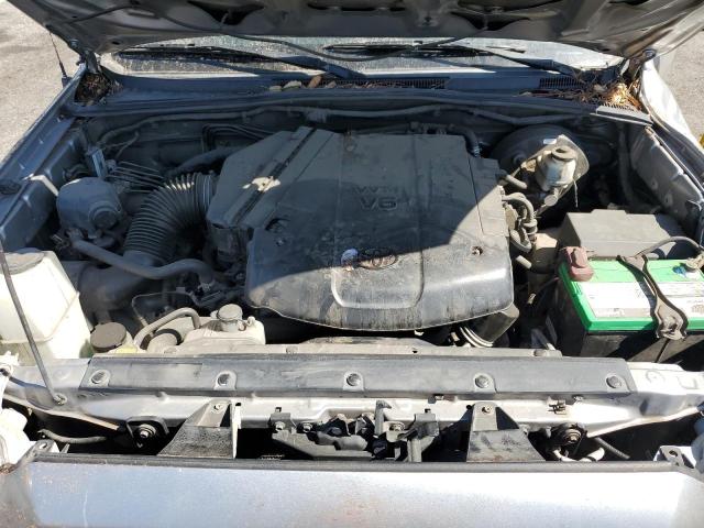 3TMJU4GN6FM191334 - 2015 TOYOTA TACOMA DOUBLE CAB PRERUNNER SILVER photo 11