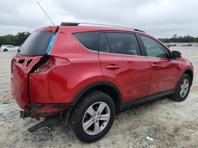 2T3WFREV2DW040034 - 2013 TOYOTA RAV4 XLE Czerwony zdjęcie 3