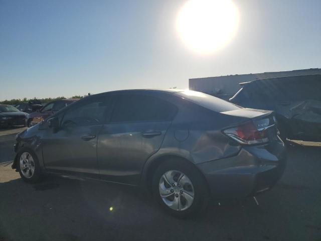 19XFB2F52FE293239 - 2015 HONDA CIVIC LX GRAY photo 2