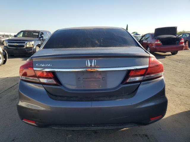 19XFB2F52FE293239 - 2015 HONDA CIVIC LX GRAY photo 6