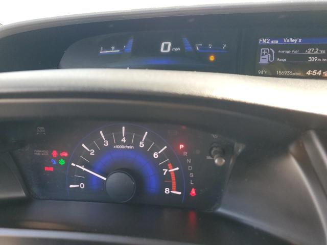 19XFB2F52FE293239 - 2015 HONDA CIVIC LX GRAY photo 9