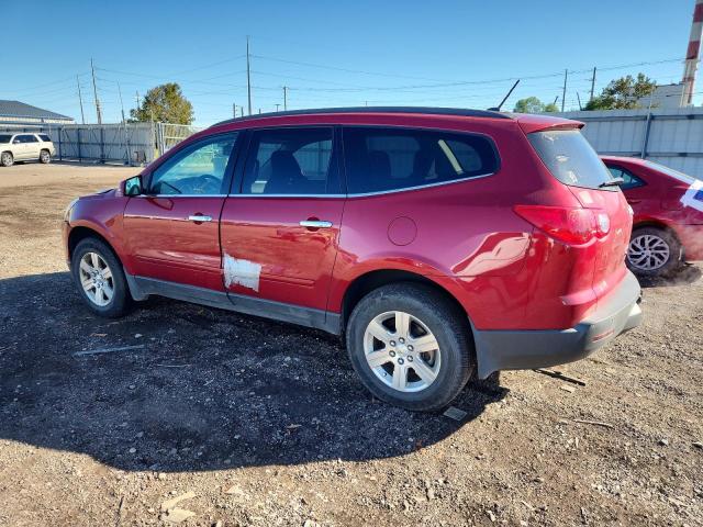 1GNKRGED6CJ257446 - 2012 CHEVROLET TRAVERSE LT 勃艮第红 照片 2