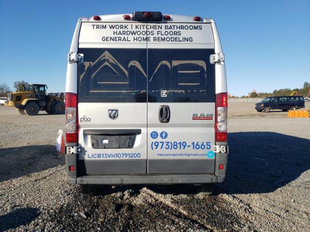 3C6TRVDG0JE154974 - 2018 RAM PROMASTER 2500 HIGH ვერცხლისფერი ფოტო 6