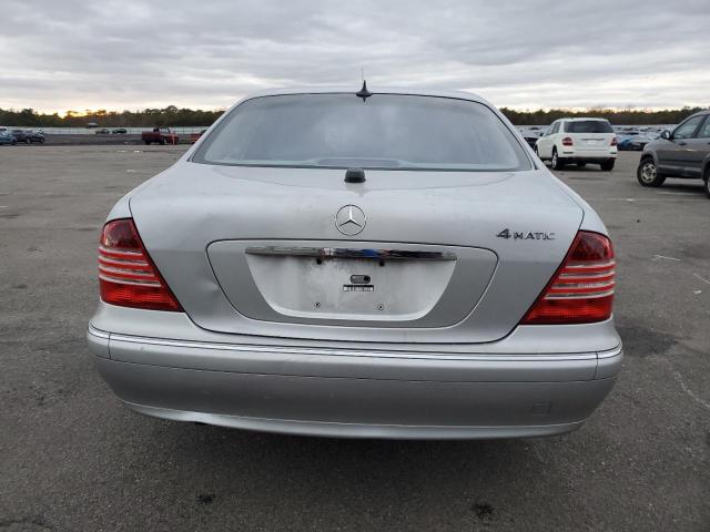 WDBNG83J64A424124 - 2004 MERCEDES-BENZ S 430 4MATIC SILVER photo 6